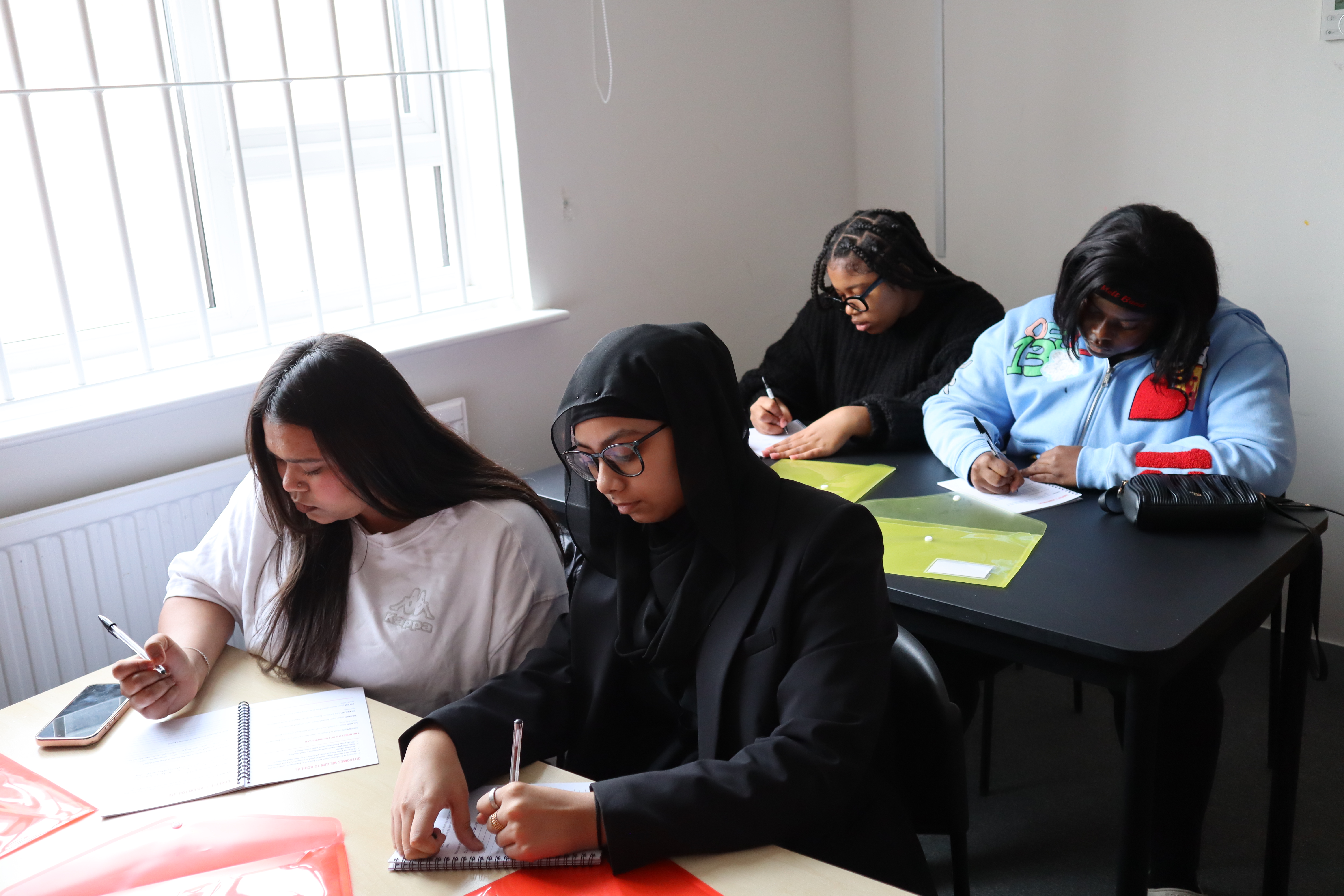 Young people taking part in a BANG session