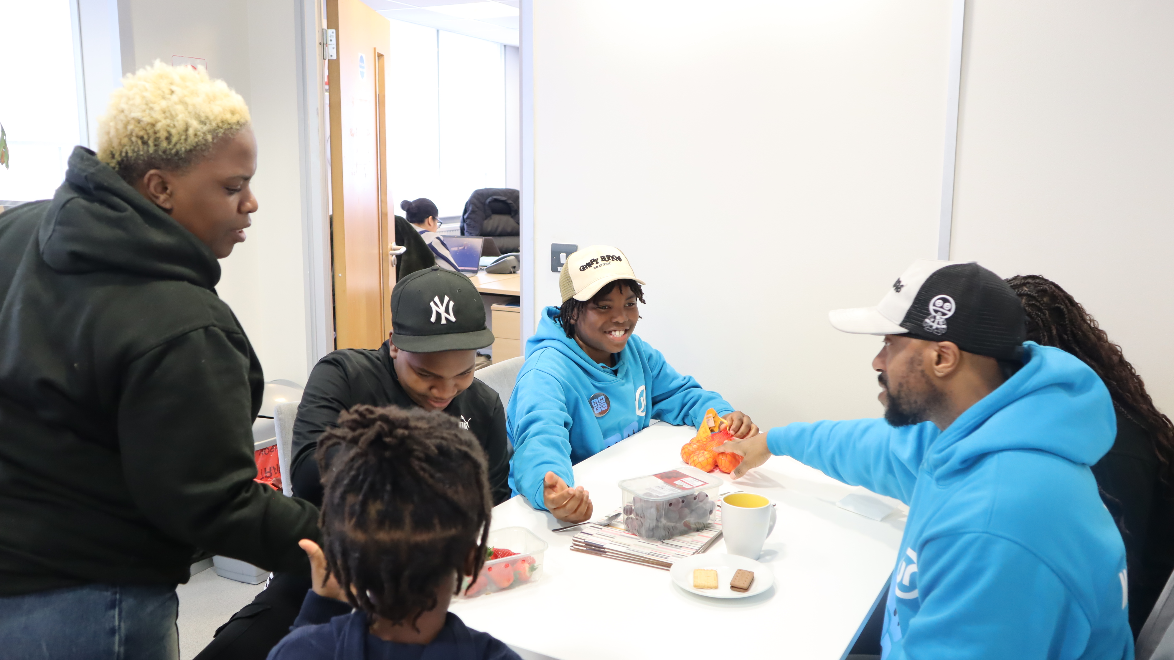 BANG young people outdoors