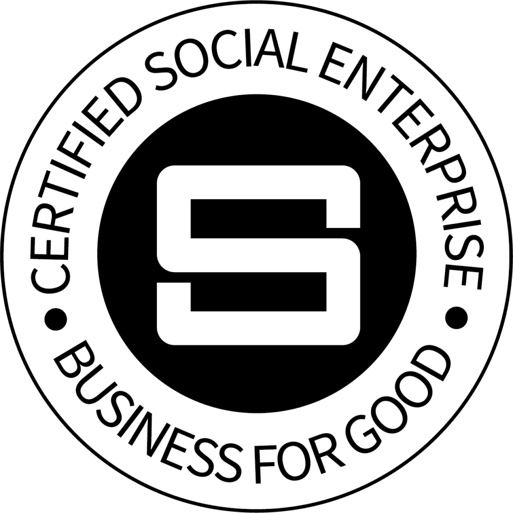 Social Enterprise UK certified business for good badge